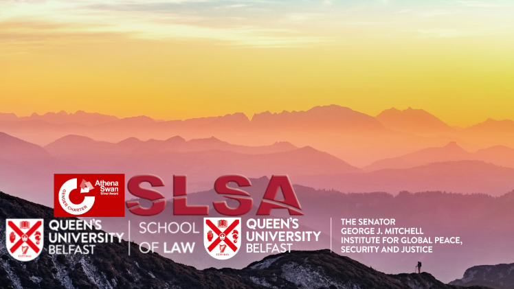 layered coloured sky and hills with logos